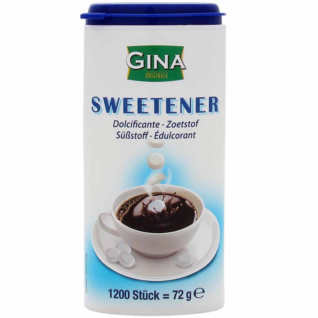 Gina Sweetener Süßungsmittel im Spender 1200Stk 72g MHD:5.3.27