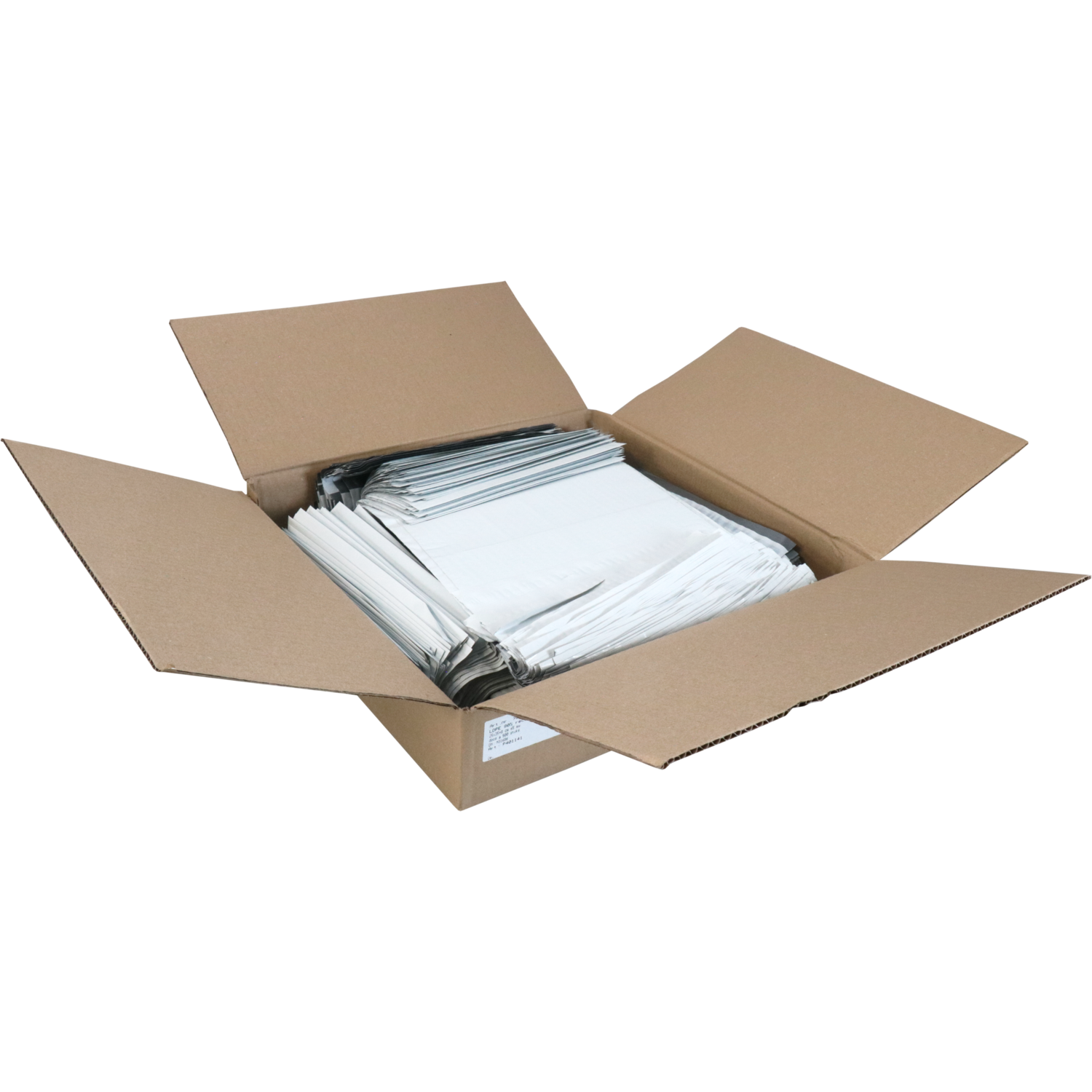 Zak, Verzendzak, Gerecycled LDPE, 25x35cm, 65my, wit