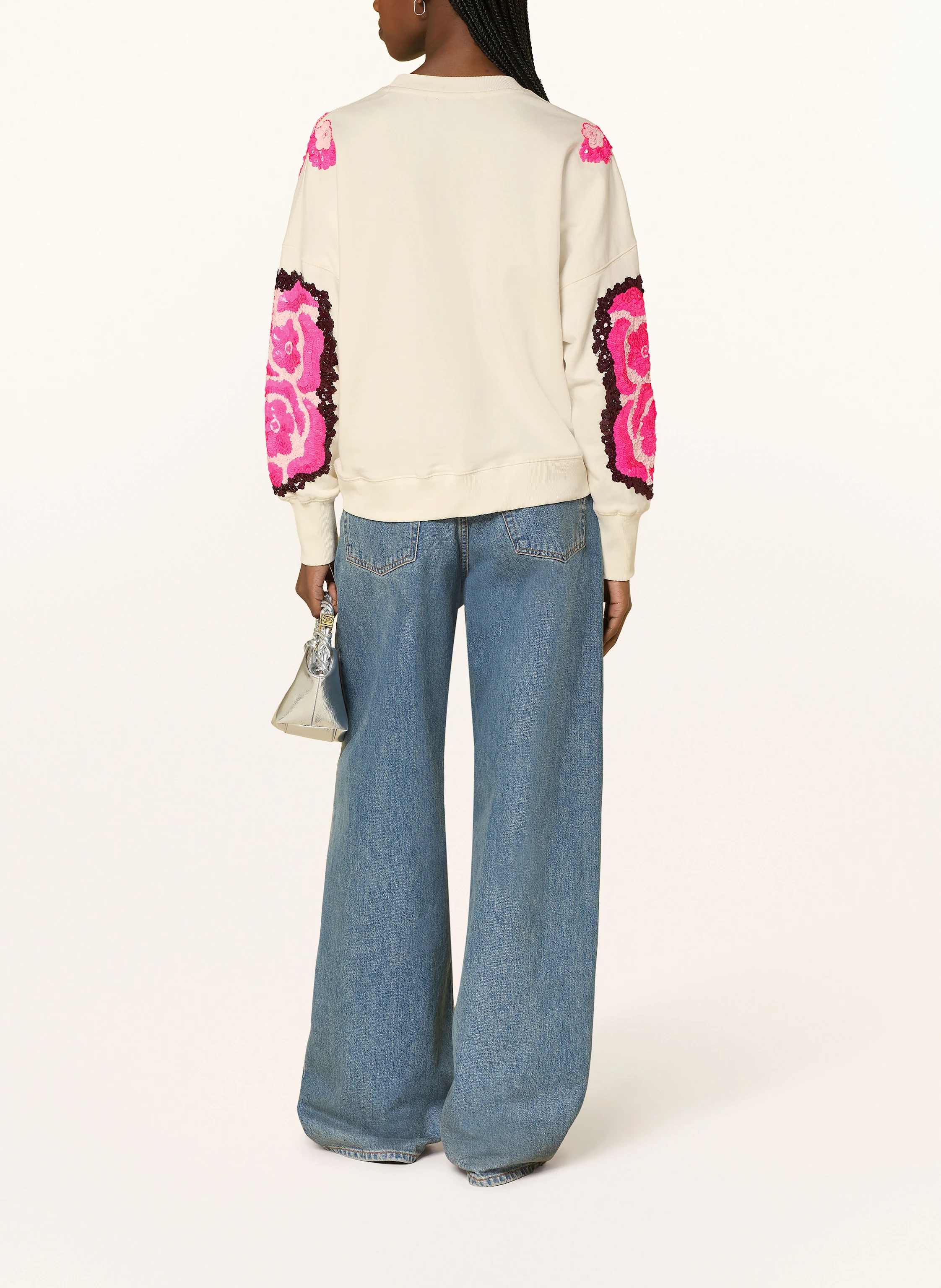 ESSENTIEL ANTWERP Sweatshirt HECRAZY mit Pailletten
