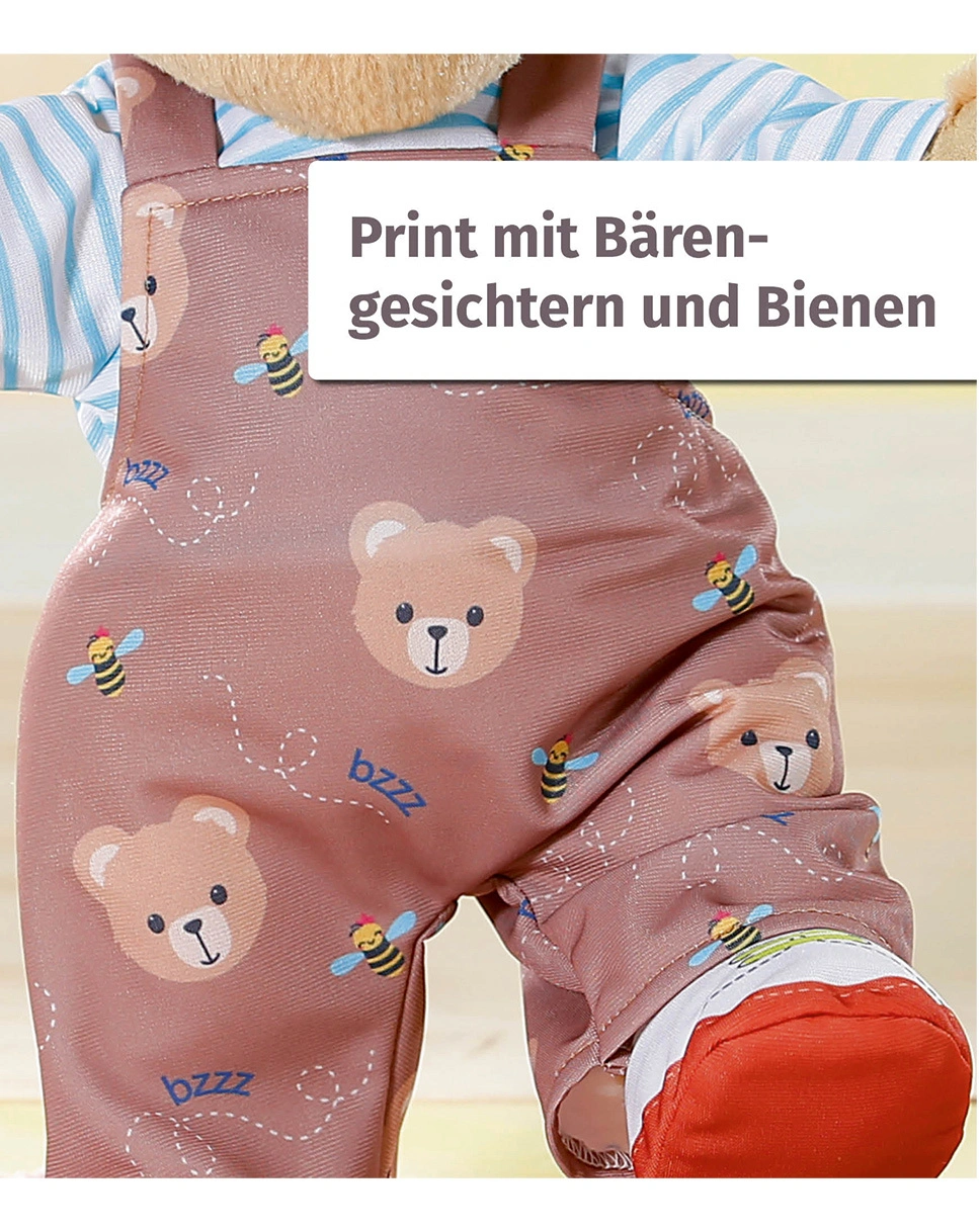 BABY born® Puppenkleidung BÄRENANZUG in braun/blau