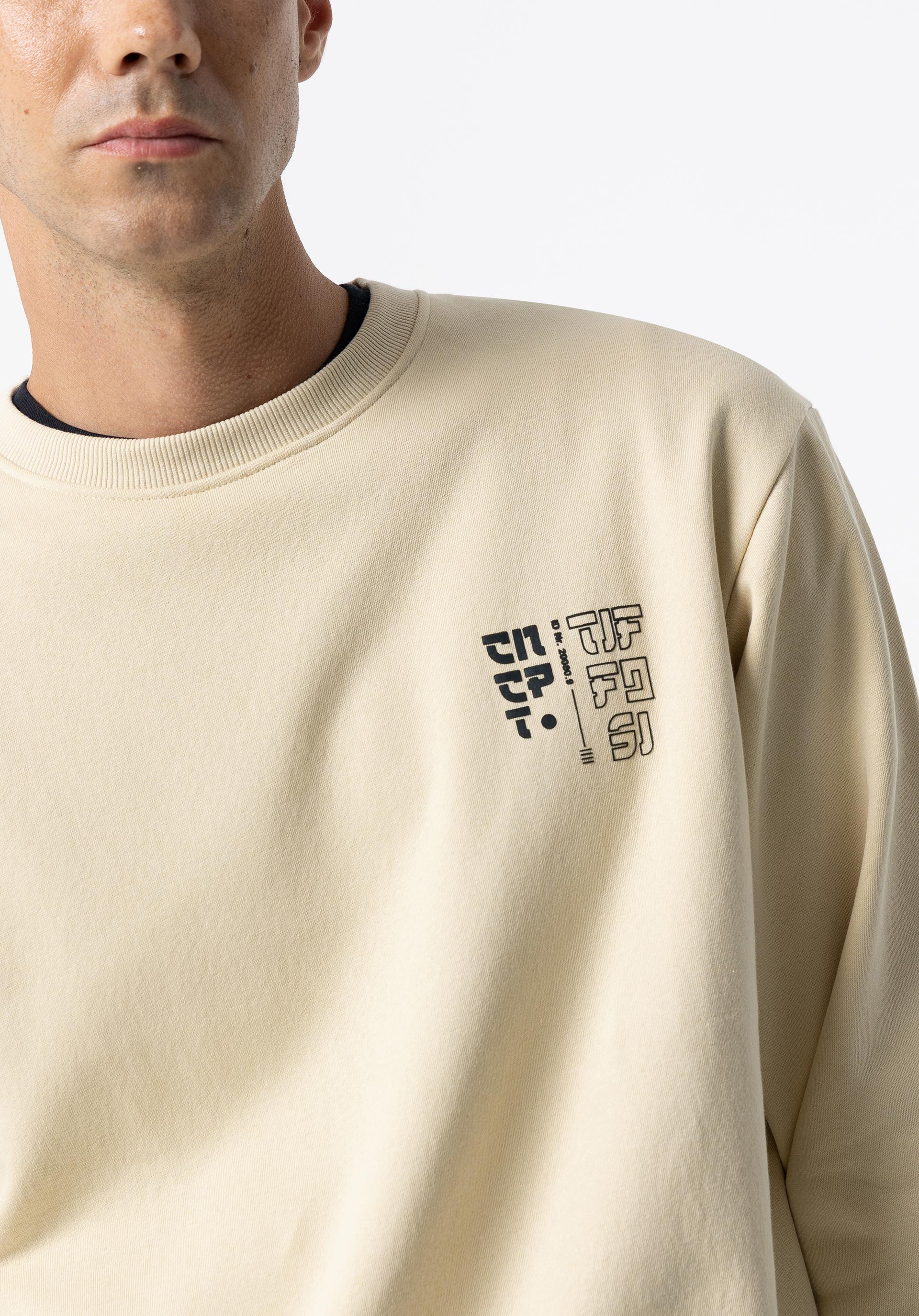 Sweatshirt com Estampado nas Costas
