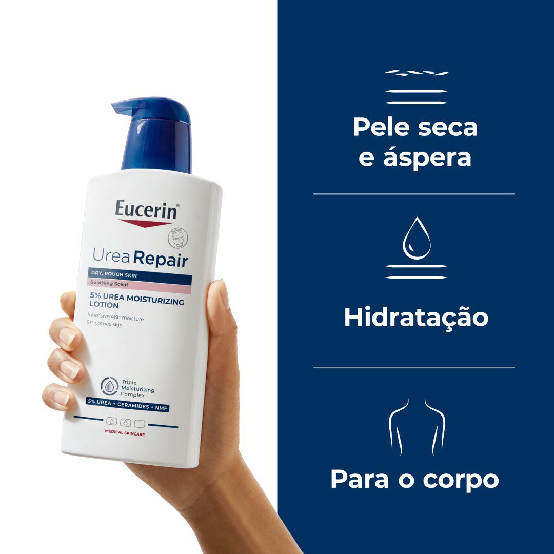 EUCERIN  Urea Repair Loção com Fragrância Apaziguante 5% Ureia - 400ml