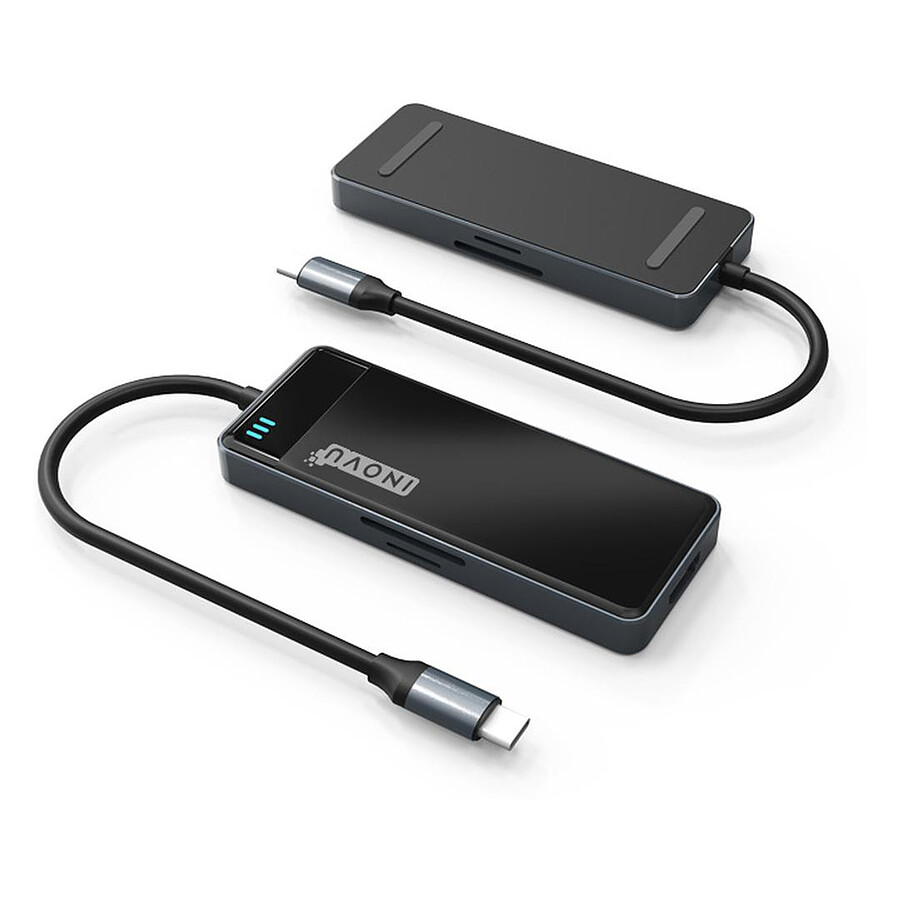 INOVU Station d'accueil USB-C 6 en 1 (HDMI/USB/SD)