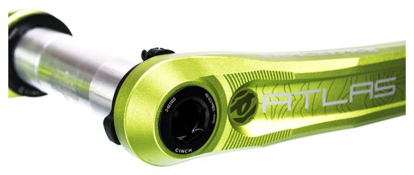 Manivelles Race Face Atlas Cinch Direct-Mount (sans boitier) Vert