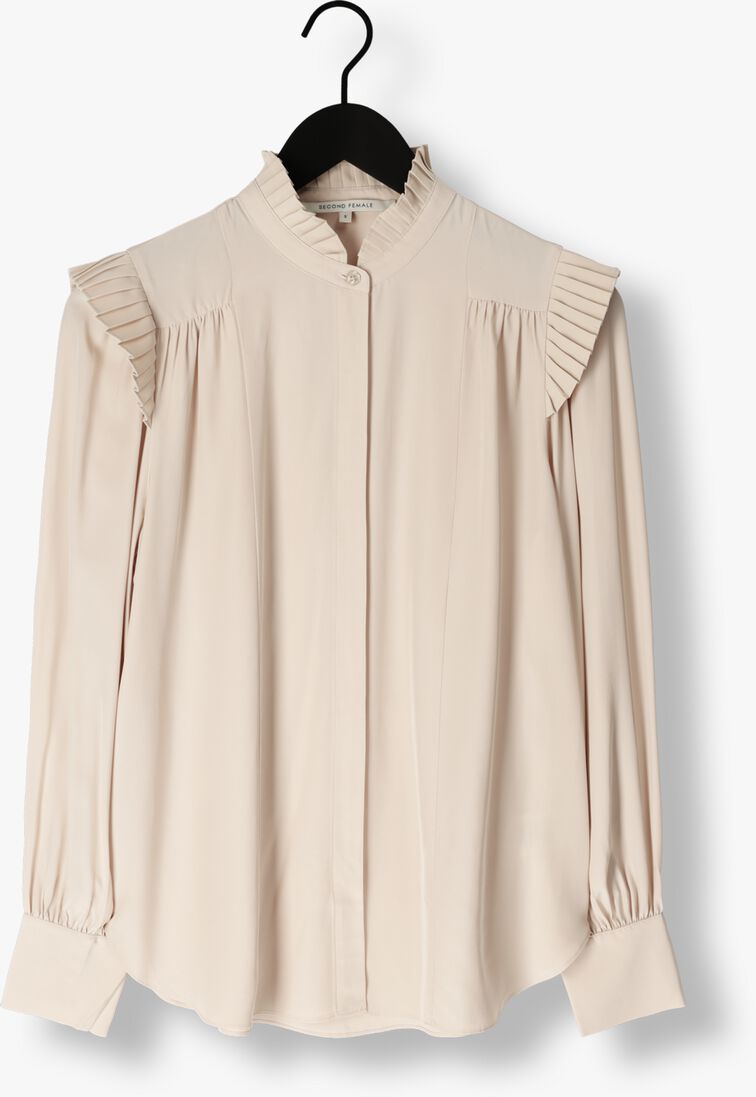 SECOND FEMALE beige second female blouse kaia shirt