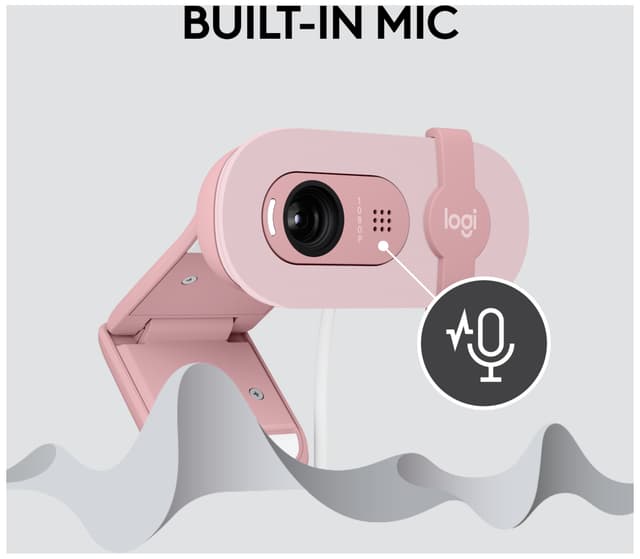Logitech Brio 100 FullHD webkamera (rosa)