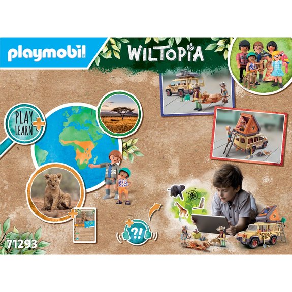 Explorateurs avec véhicule tout-terrain Playmobil Wiltopia 71293