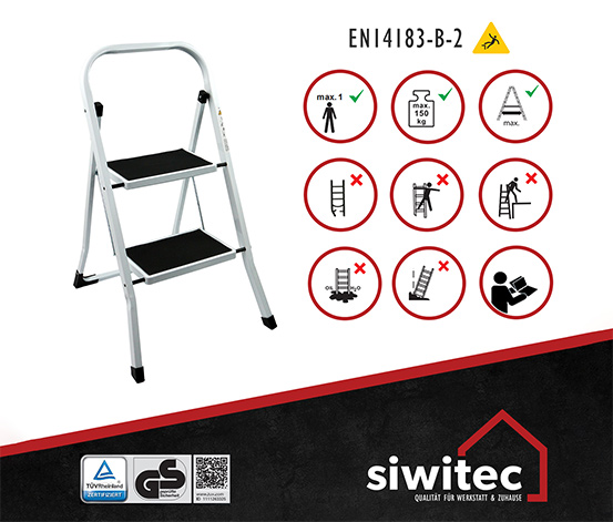 siwitec Klapptritt, 2-stufig