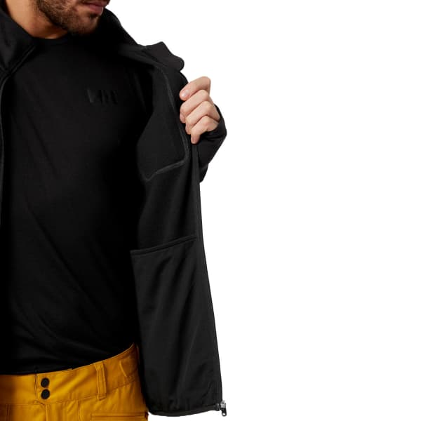 Veste polaire HELLY HANSEN LIFA MERINO MIDLAYER BLACK