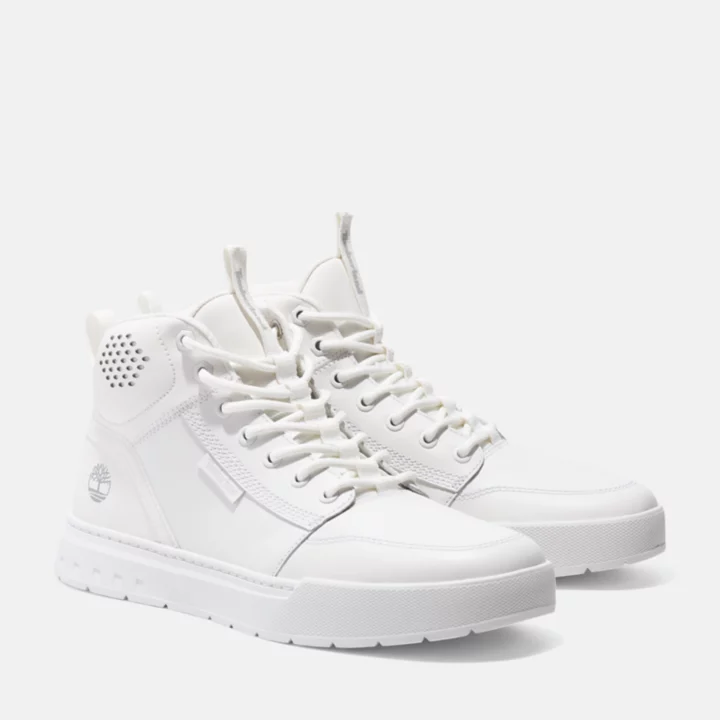 Bottine de randonnée mi-haute Maple Grove Sport pour homme en blanc