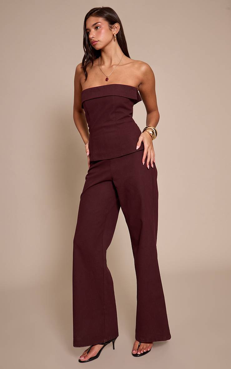 Prune Combinaison Bandeau En Synthétique Avec Rabat