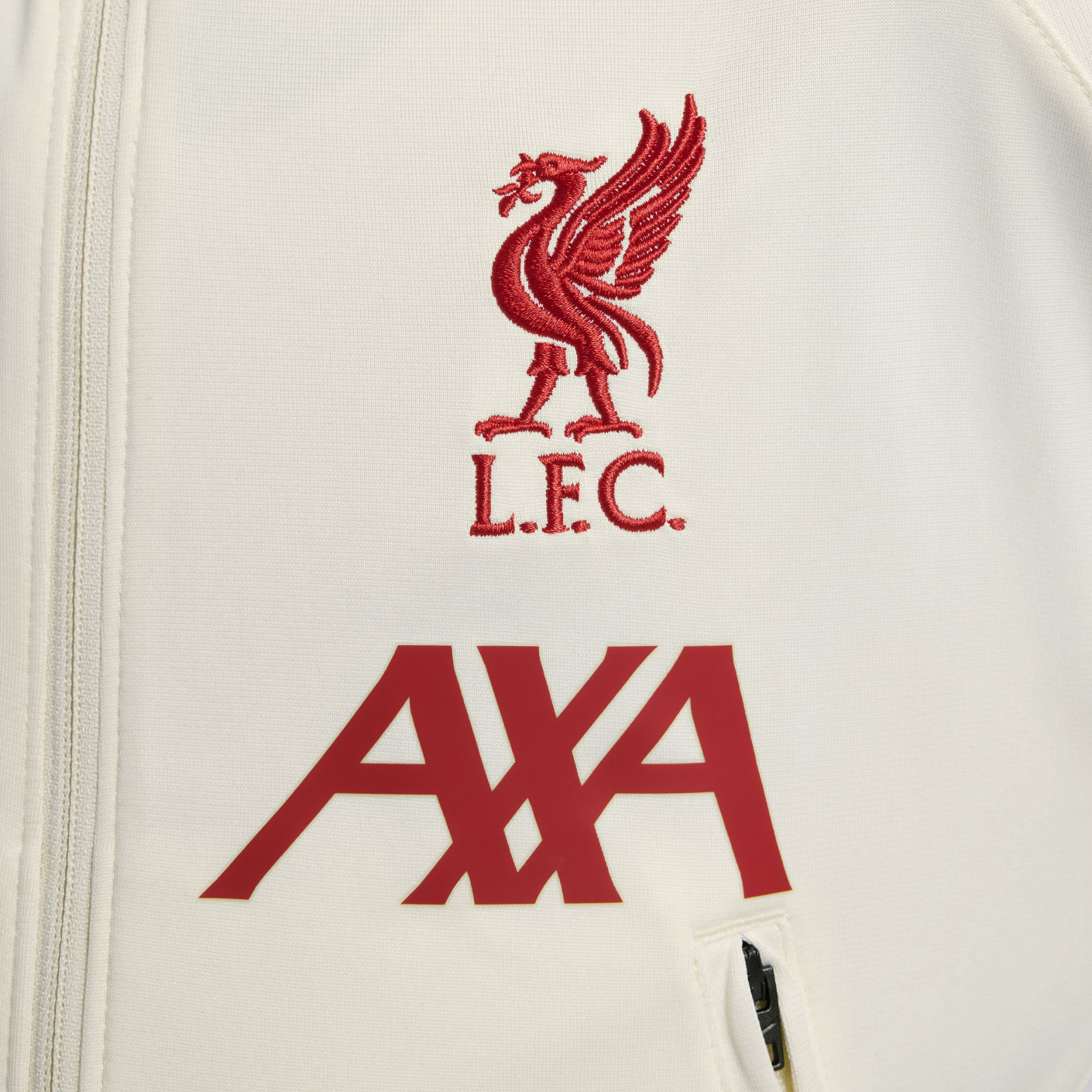 Nike Liverpool Strike Trainingspak Full-Zip 2024-2025 Kids Gebroken Wit Zwart Rood