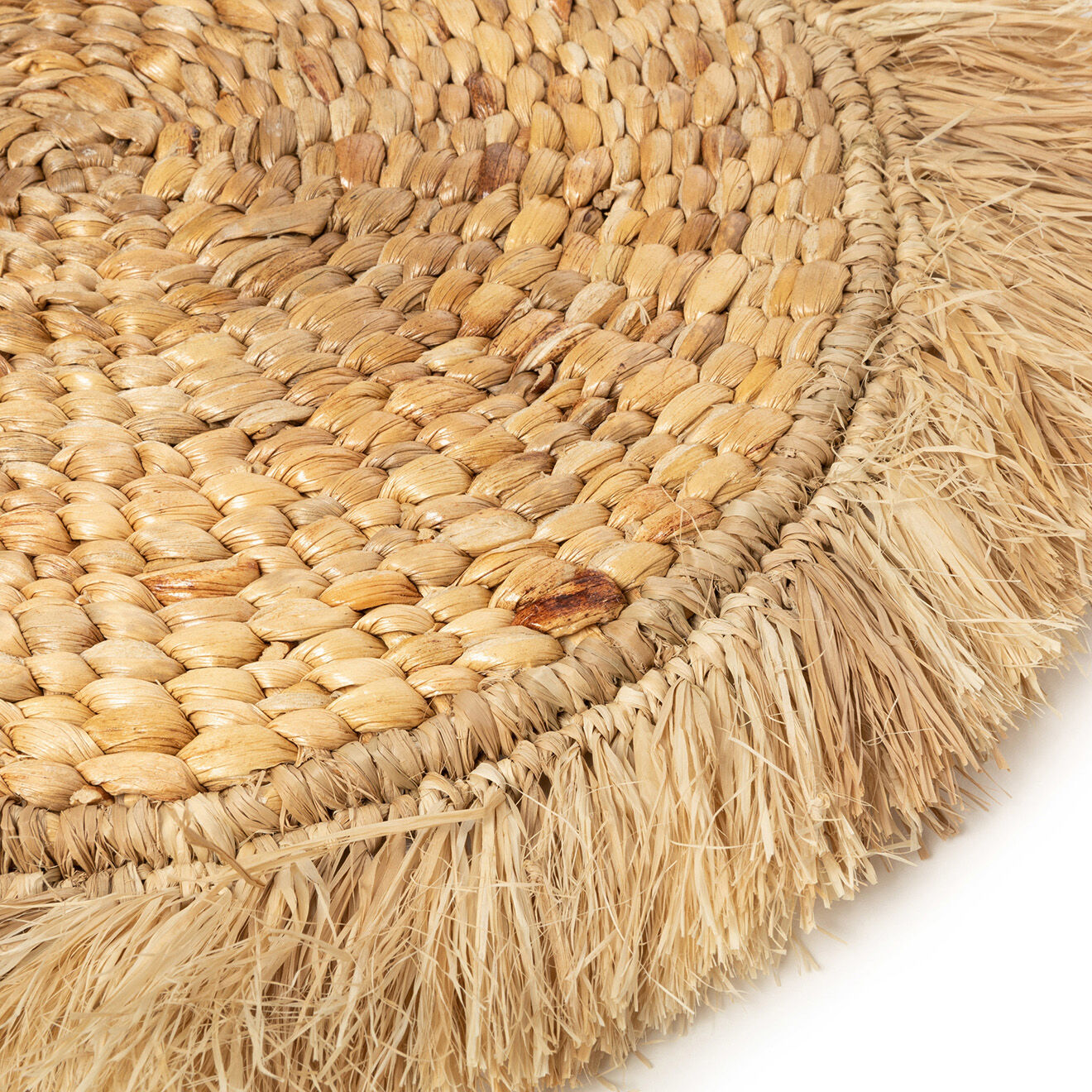 Bazar Bizar Set de table Raphia naturel -  D.45 cm