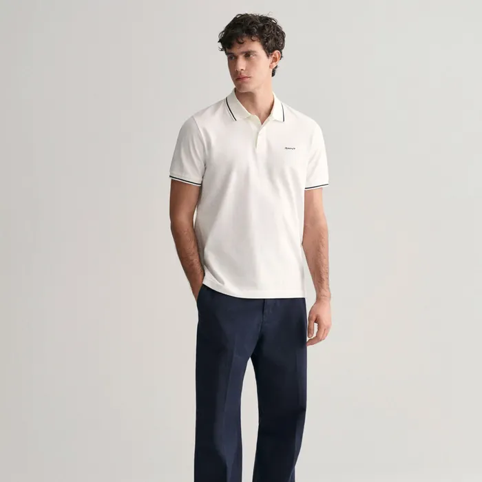 Gant Tipping SS Pique Rugger Polo Heren