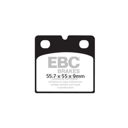 Plaquettes de freins EBC Sinter Métal Fritté avant/arrière (selon modèle)
