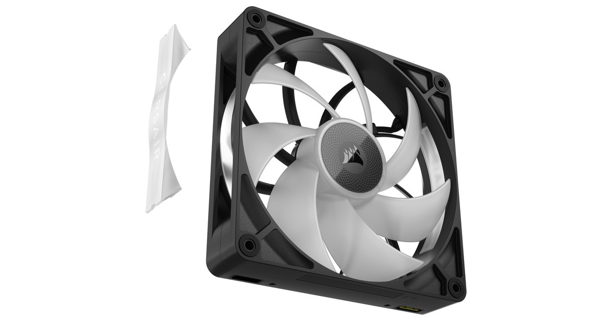 CorsairiCUE LINK RX140 MAX RGB case fan  (Zwart, 140 x 140 x 30 mm, PWM)