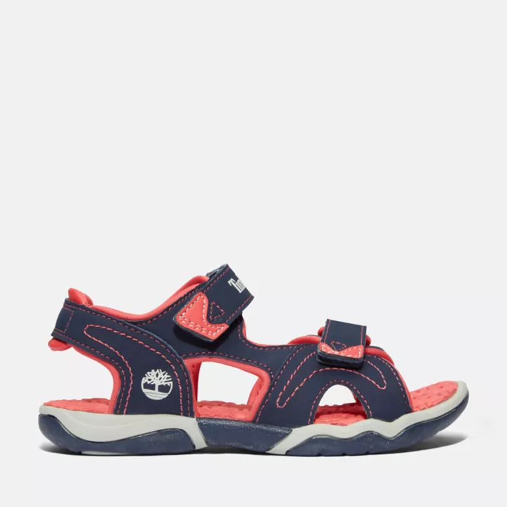 Sandale à double bride Adventure Seeker pour enfant en bleu marine foncé