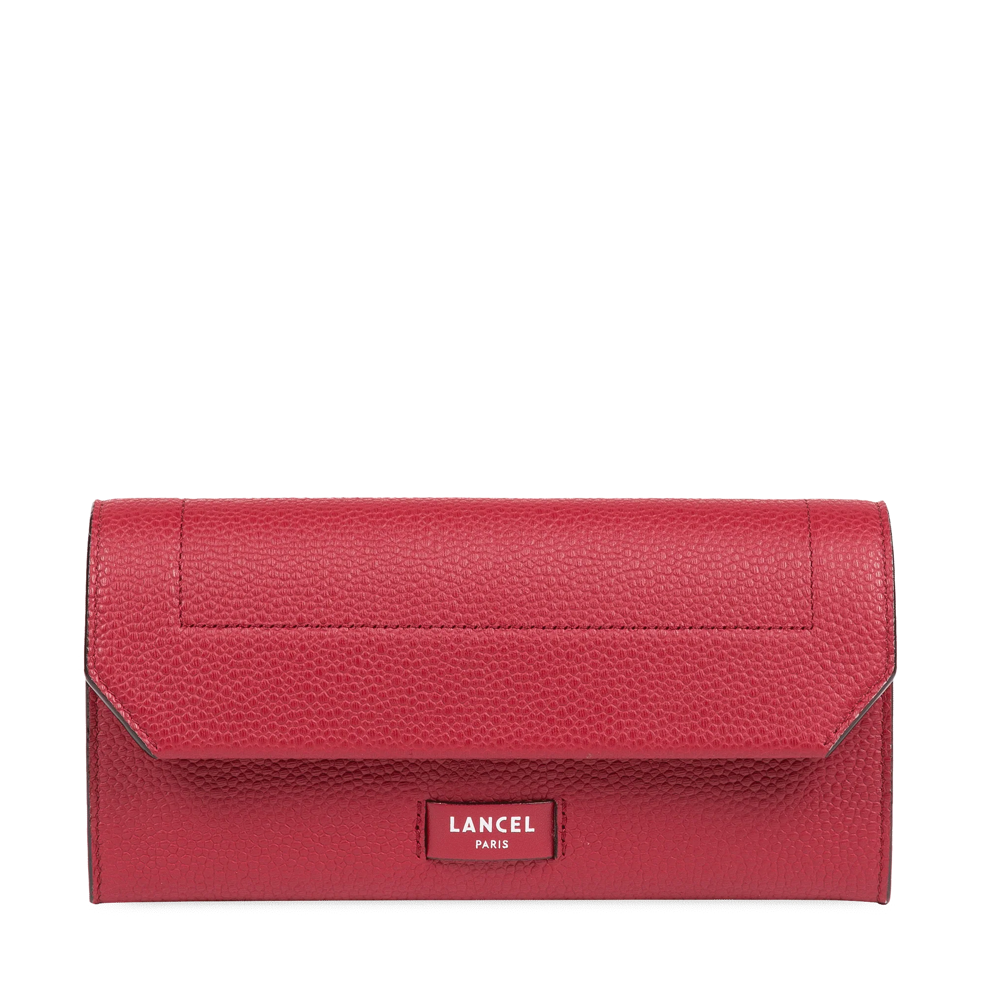 Portefeuille slim rabat Ninon de Lancel-Carmin