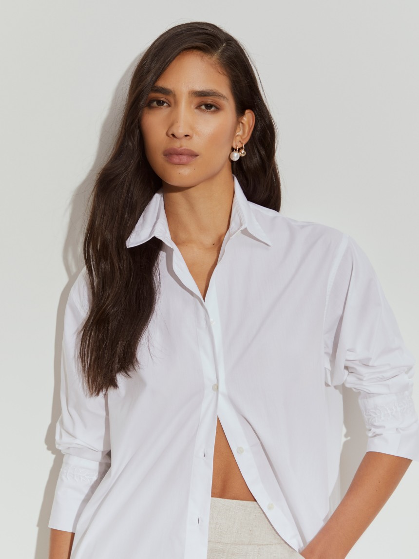 Camisa oversize de algodão