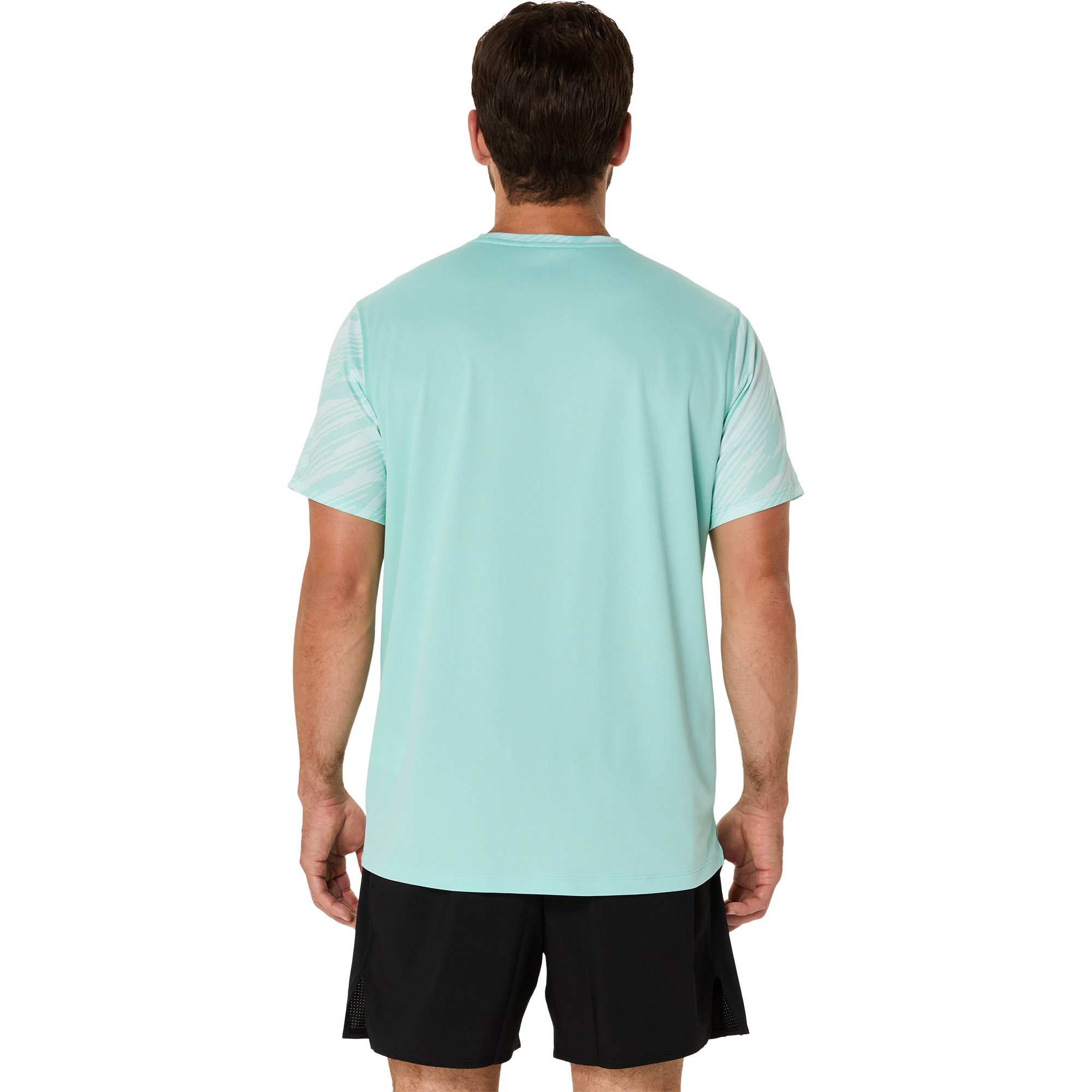 ASICS Core All Over Print T-Shirt Herren oasis green