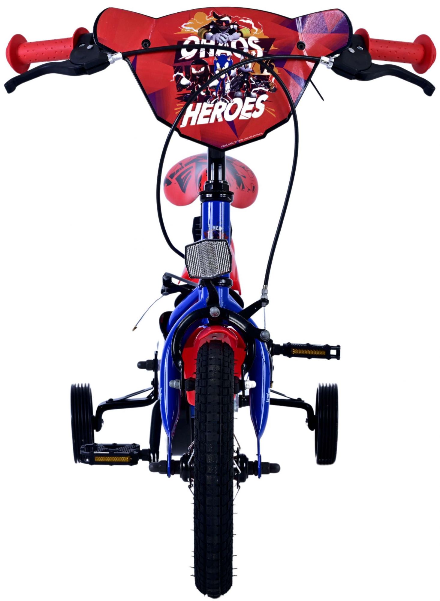 Kinderfahrrad Sonic für Jungen 12 Zoll Kinderrad in Blau Rot Fahrrad