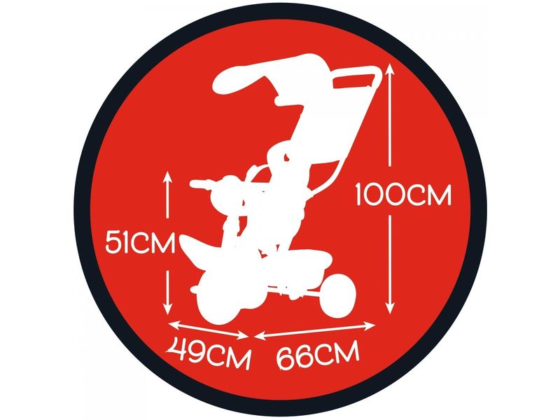 Smoby Dreirad Mickey Baby Balade Plus Babyrad