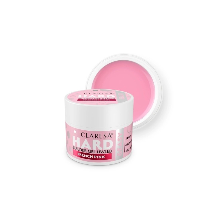 Claresa HARD&EASY BUILDER GEL FRENCH PINK 45 g