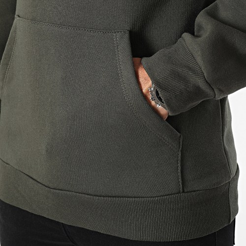 Sweat Capuche Vert Kaki Foncé