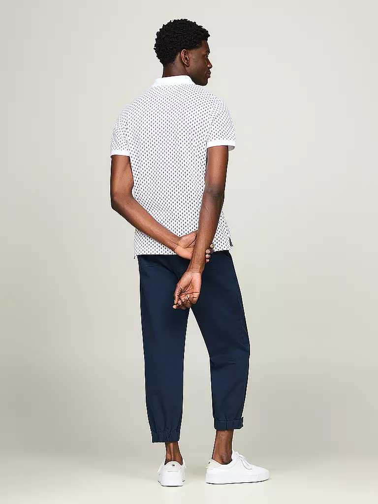 TOMMY HILFIGER Poloshirt Slim Fit weiss