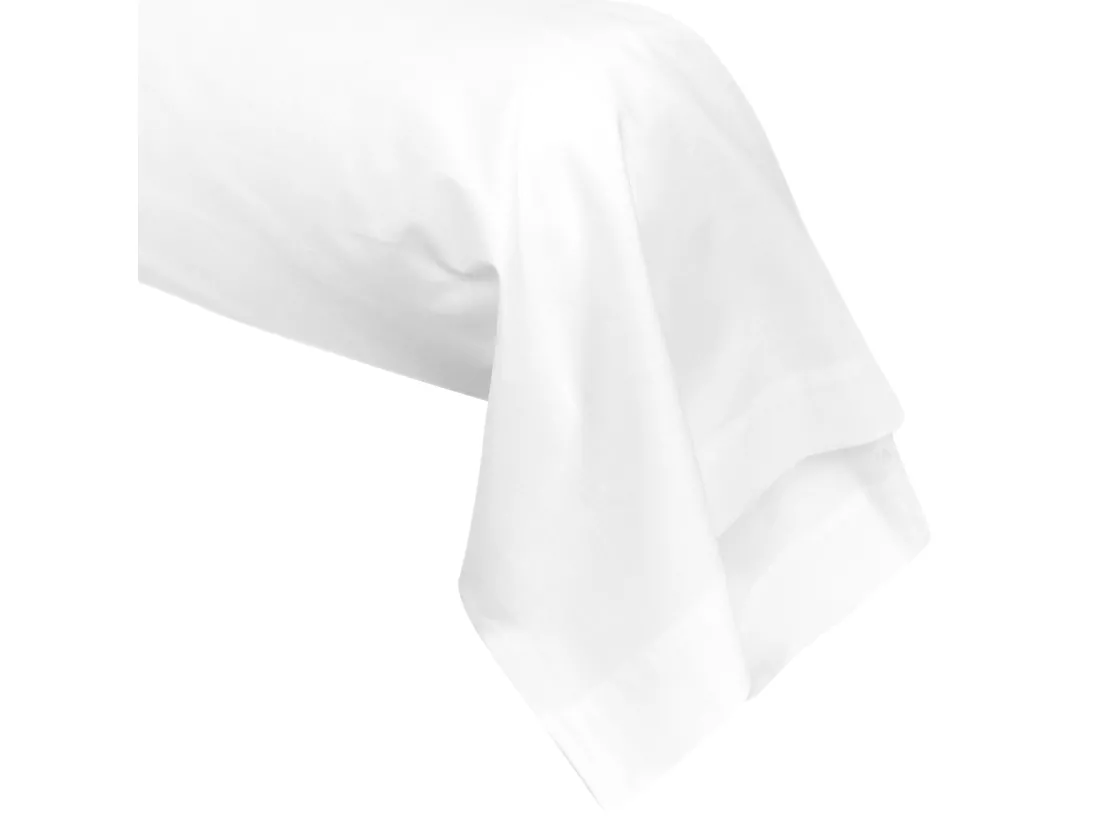 Taie de traversin uni 230x43 cm coton ALTO Blanc