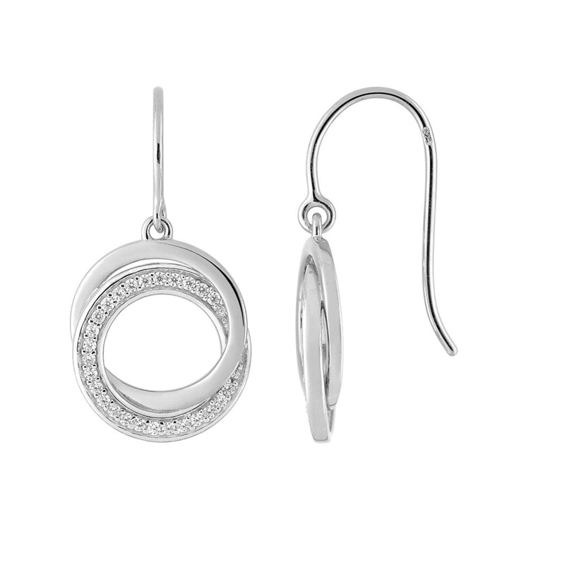 Boucles d'oreilles Femme - Oxyde de zirconium - Argent 925