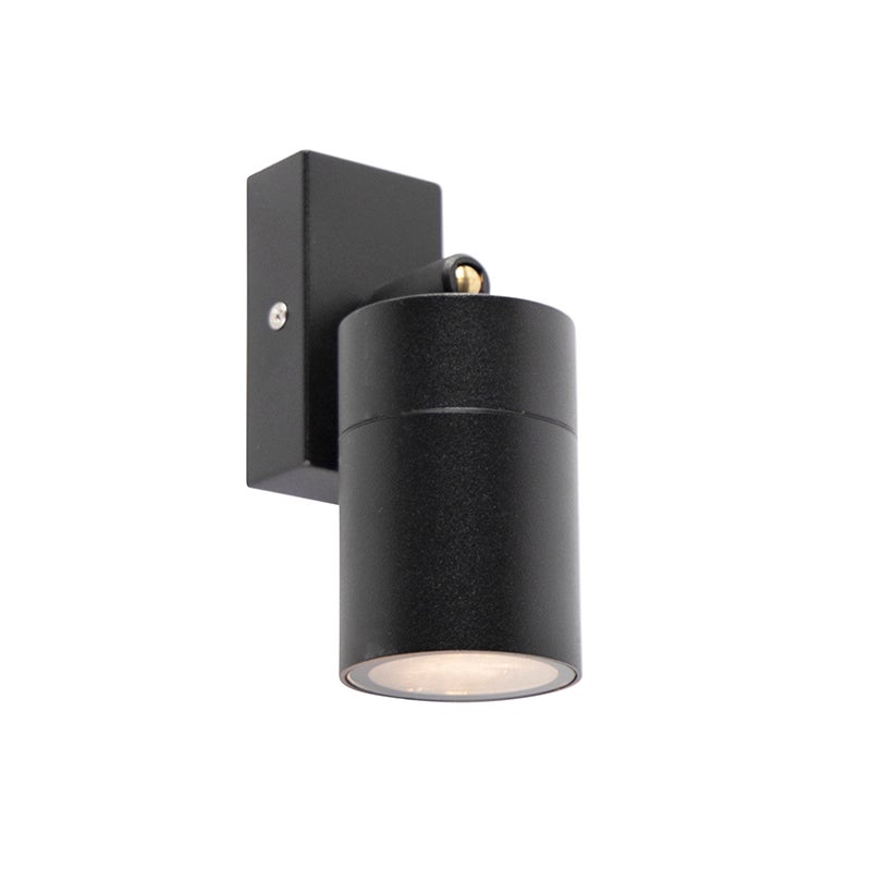 Buitenwandlamp, zwart, verstelbaar, IP44 - Solo