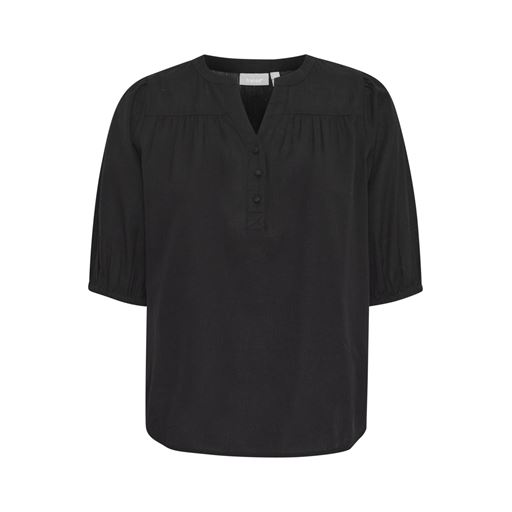 Fransa Maddie Bluse, Black, XXL