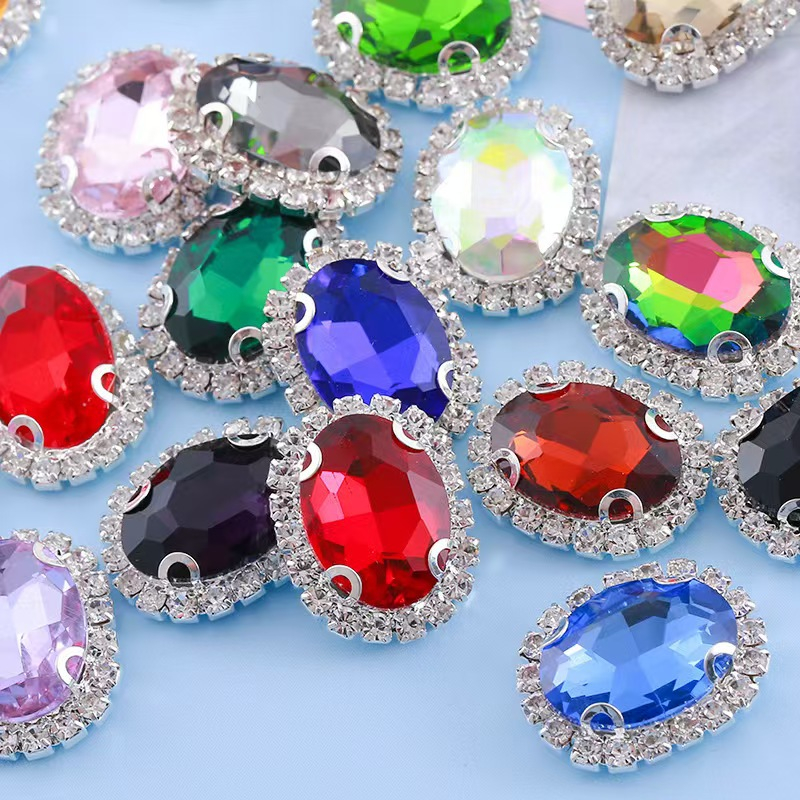 (14er Set) Glas Markierer Wiederverwendbare Trinkglas Kristall Charms Markierungs Anhänger inkl. Aufbewahrungs Beutel - Bunt