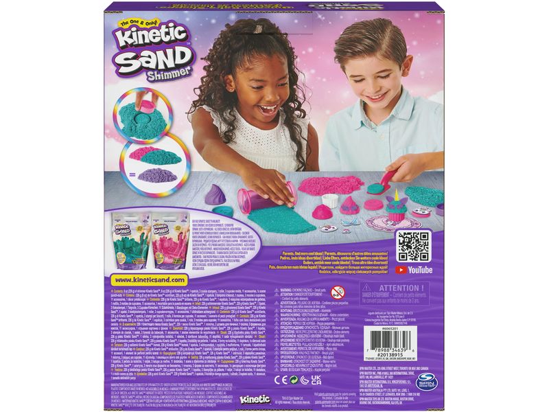 Spinmaster Sand Kinetic Unicorn Bake Shoppe Kreatives und schimmerndes Indoor-Sandspiel