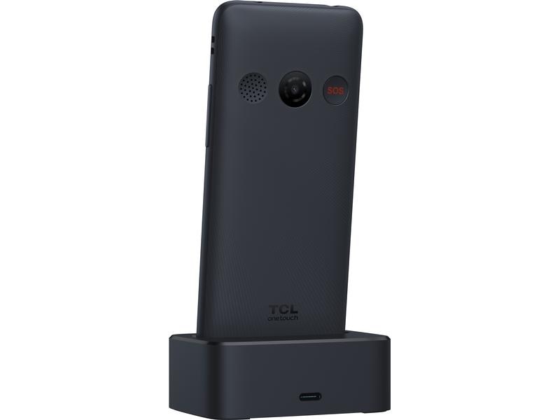 TCL 4042S 4G mit Cradle Kompaktes und robustes Mobiltelefon mit 2 Mpx-Kamera