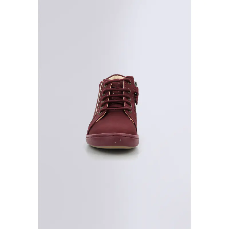 KICKPINNS BORDEAUX (28-36) BOTTINES Cuir  Fille