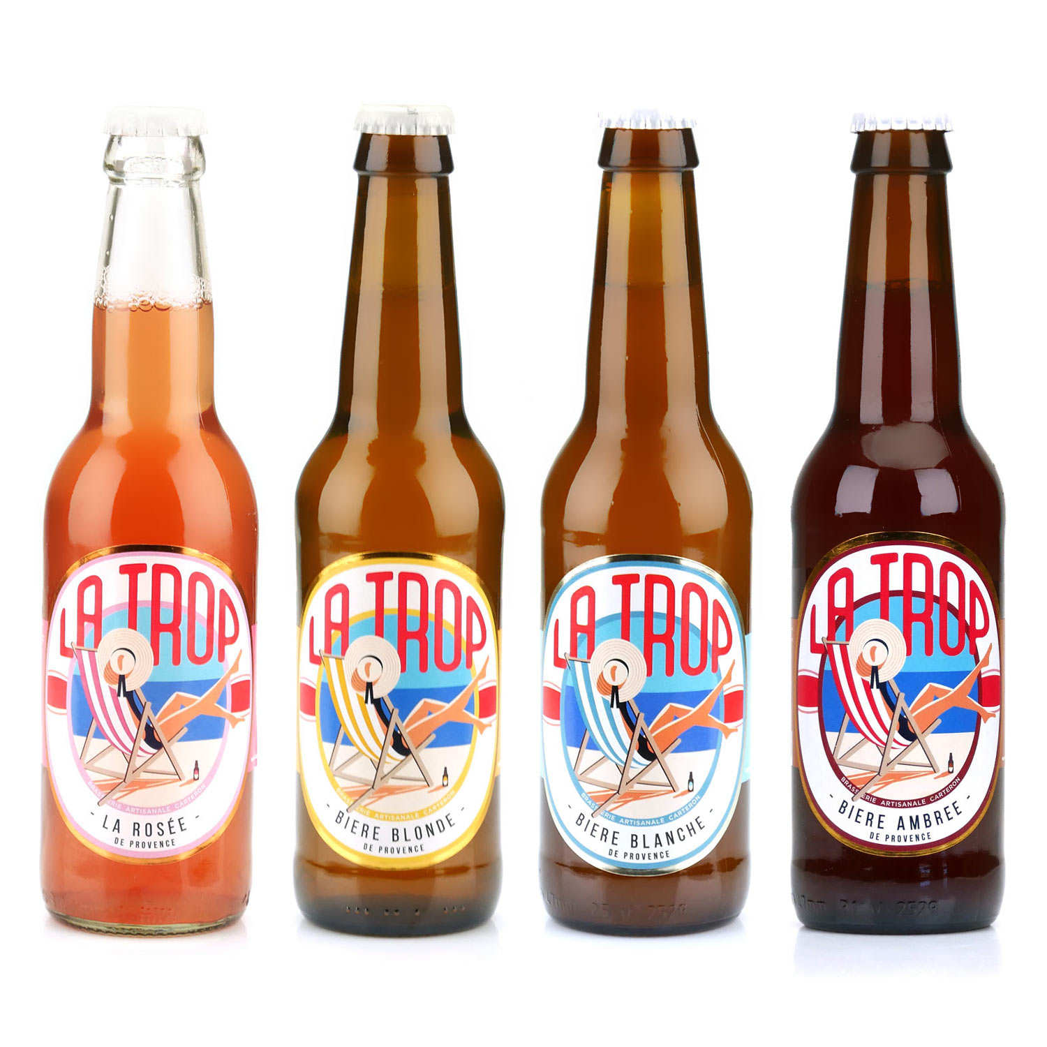 Assortiment découverte des bières La Trop