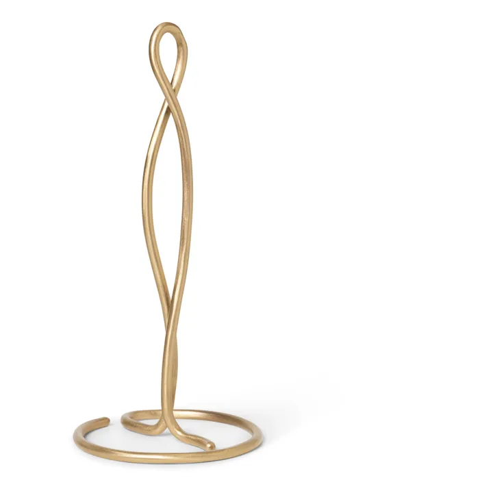 Ferm Living Porte Essuie-tout Curvature  | Doré