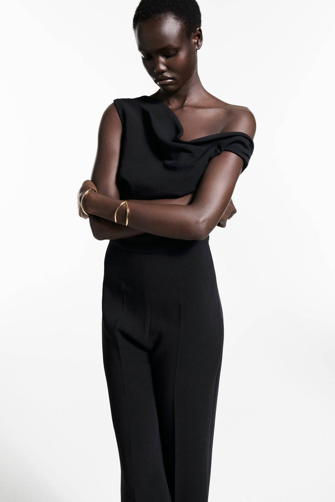 Mango jumpsuit zwart