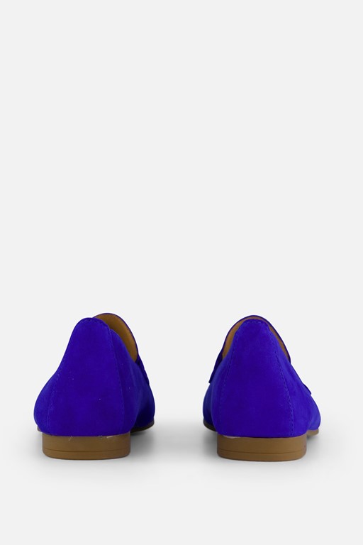 Gabor Instappers blauw Suede