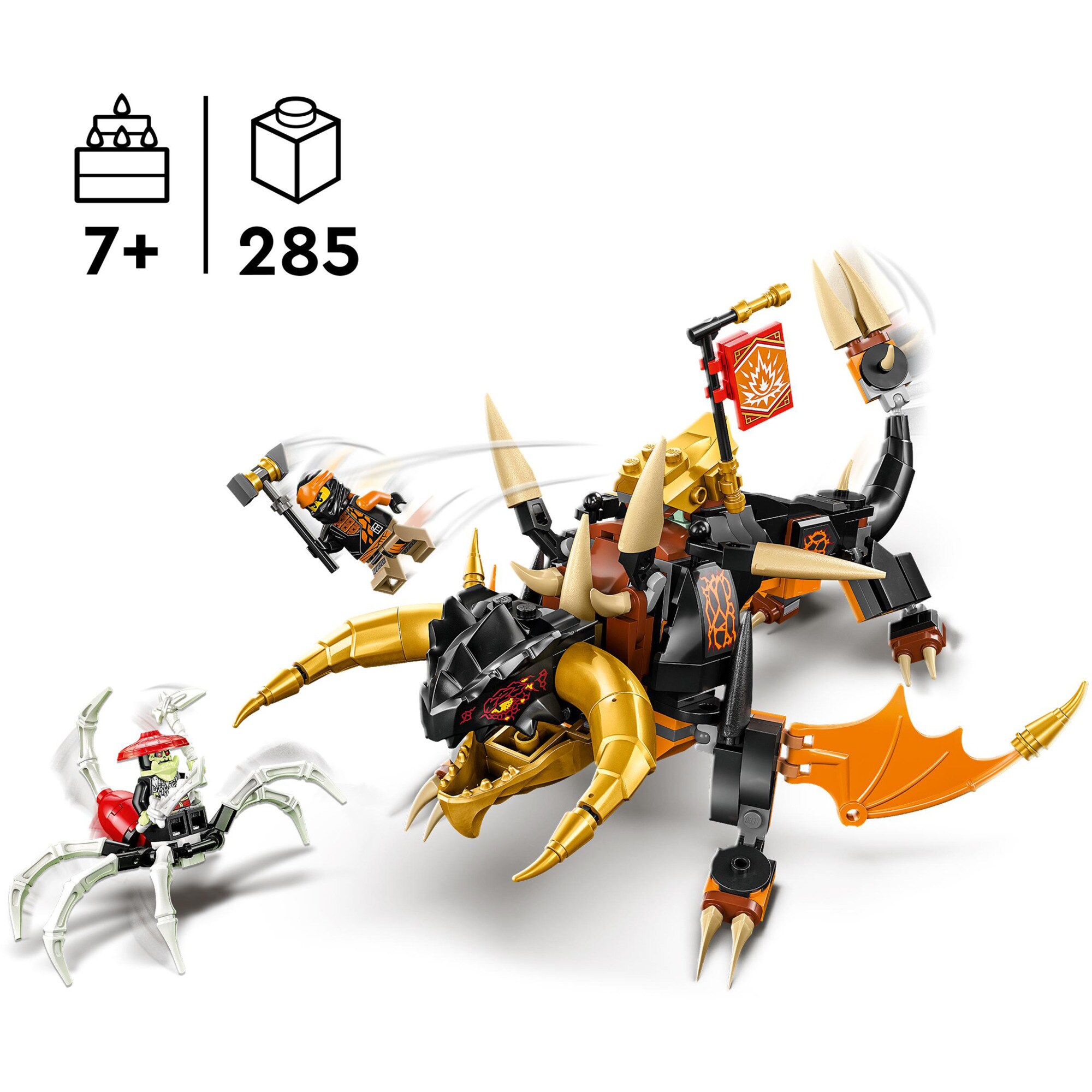 LEGO Konstruktionsspielzeug Ninjago Coles Erddrache EVO