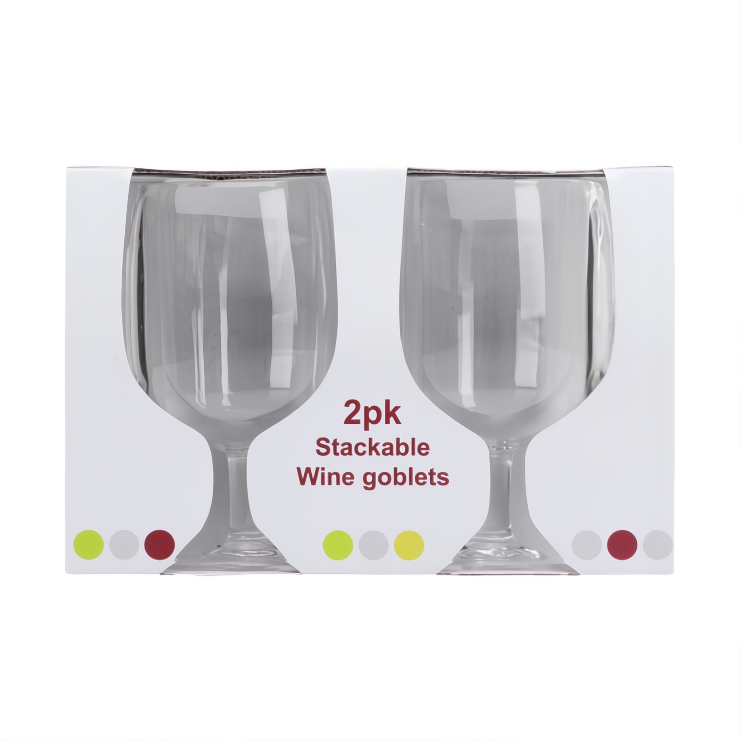 Flamefield stapelbaar wijnglas (set van 2)