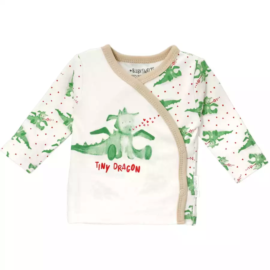 Baby Sweets Shirt Langarm Lieblingsstücke grün beige