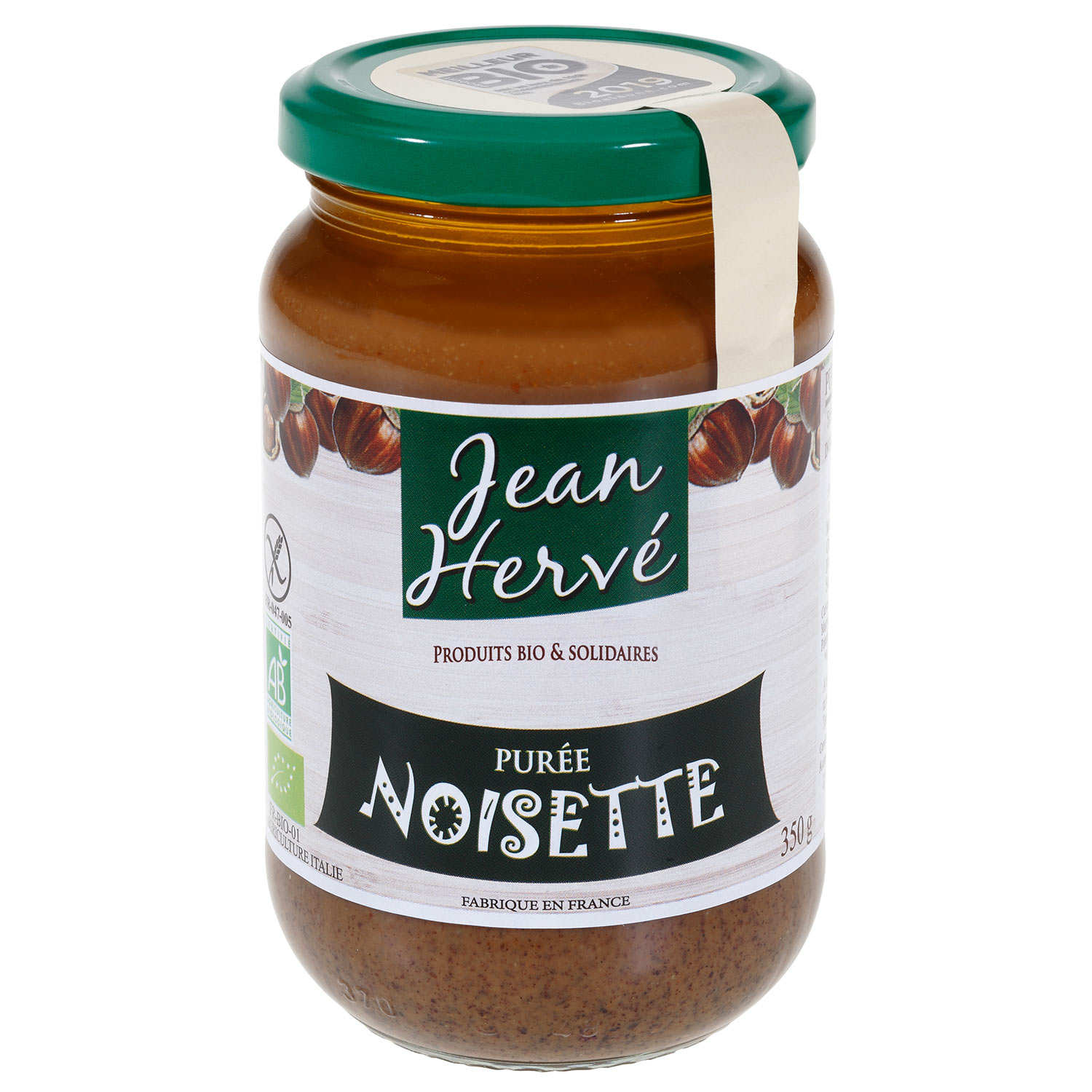 Purée de noisettes bio