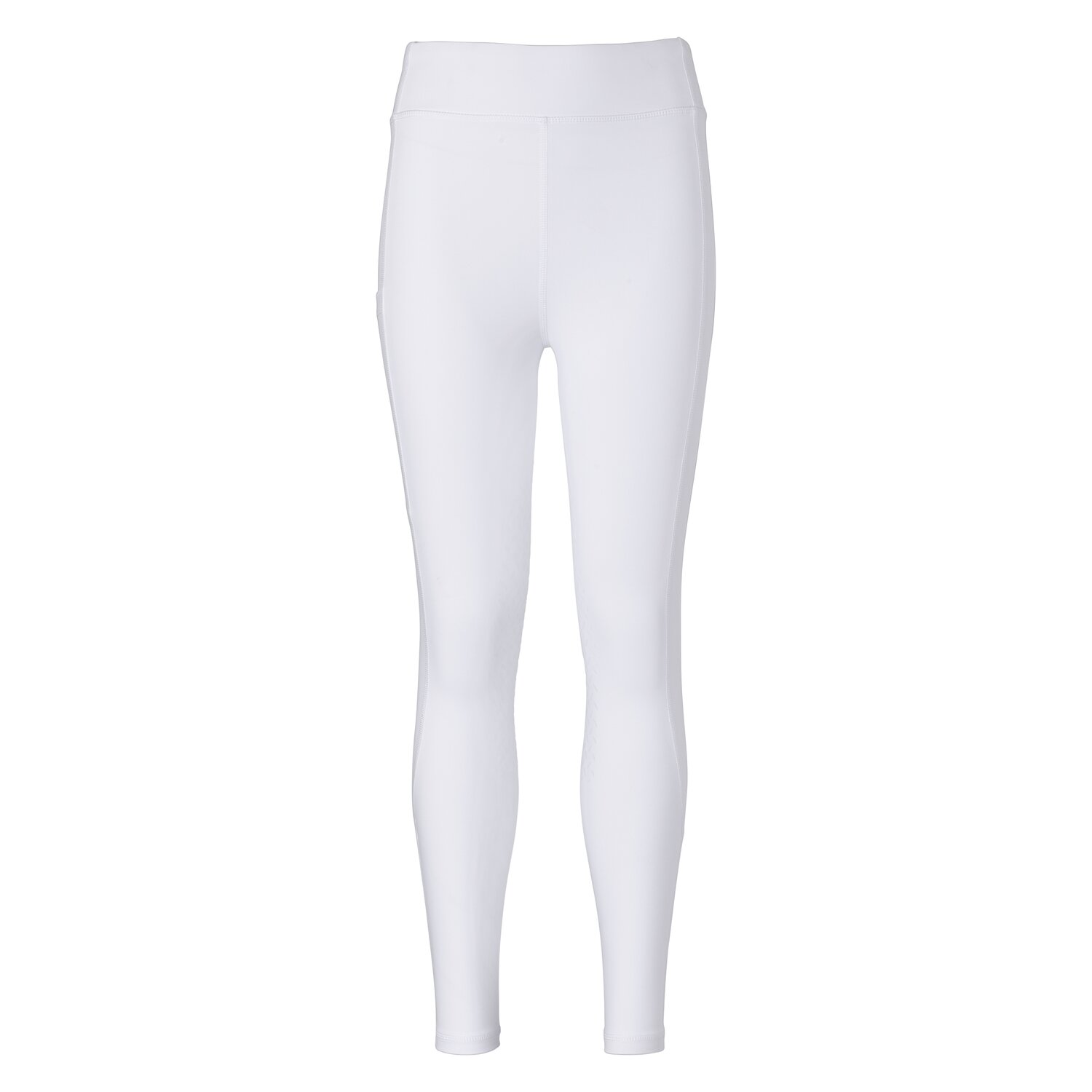 black forest kids Grip-Halbbesatz-Reitleggings  - white
