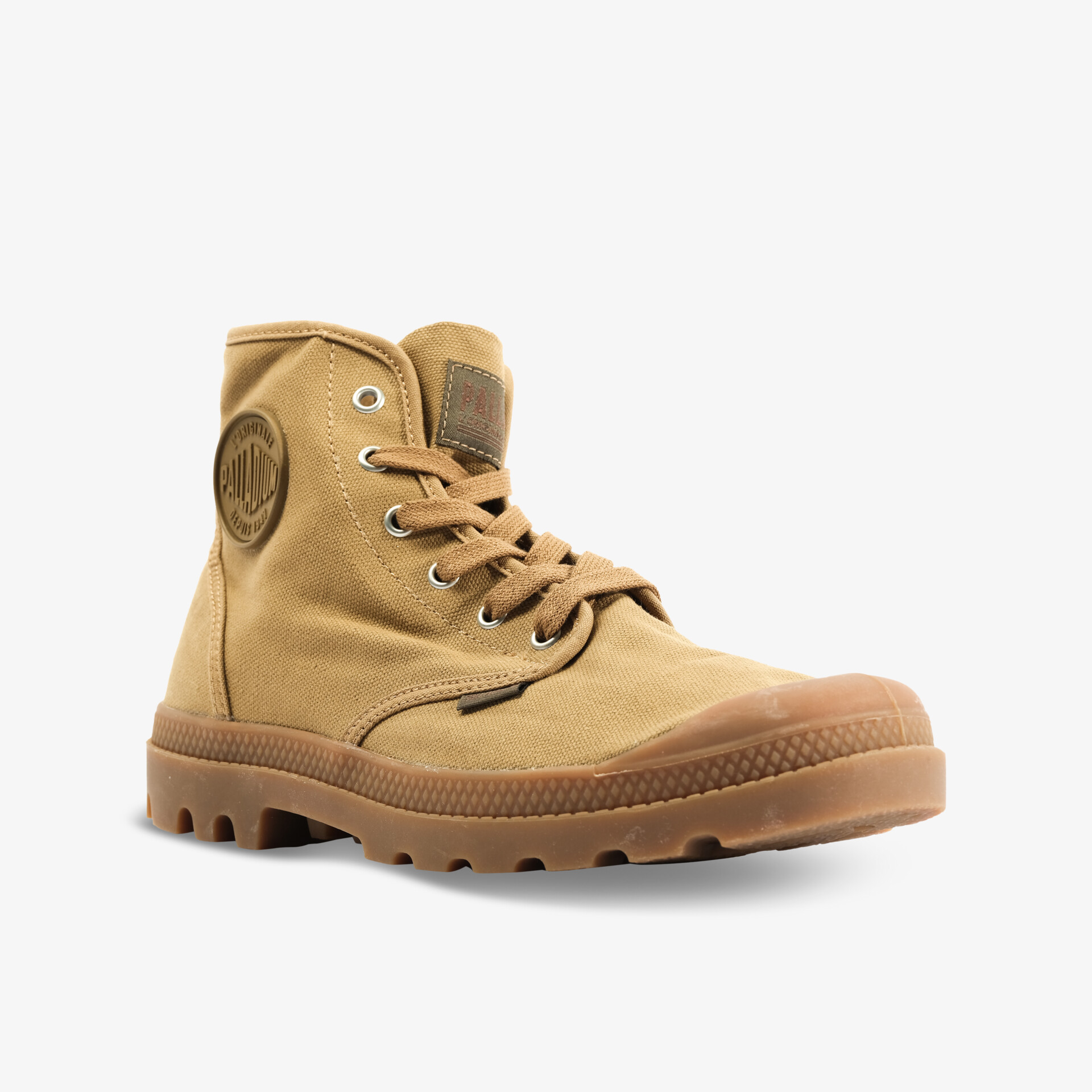 PALLADIUM PAMPA HI Herren Leinenschuhe beige