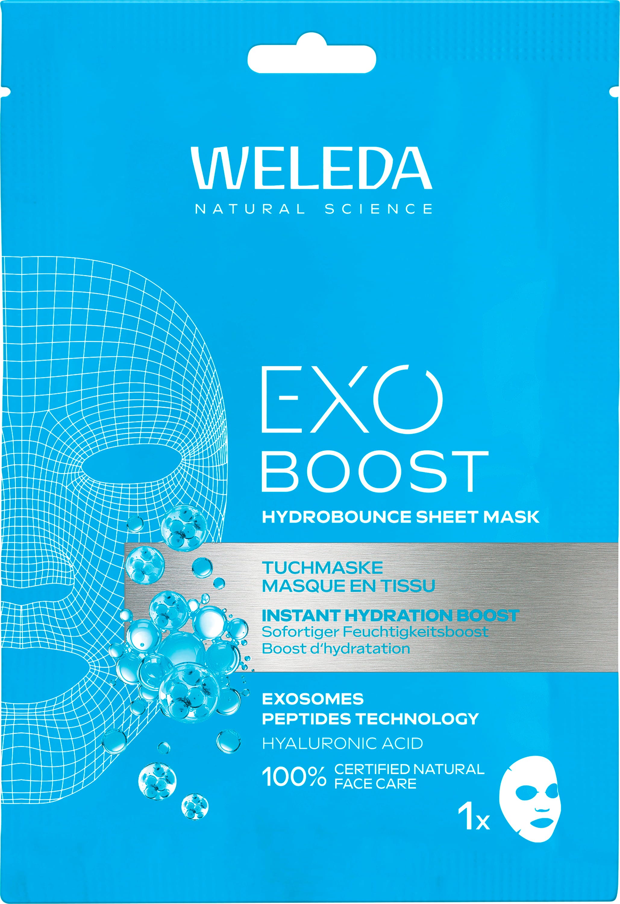 Weleda  EXO BOOST Hydrobounce Tuchmaske, 20 ml