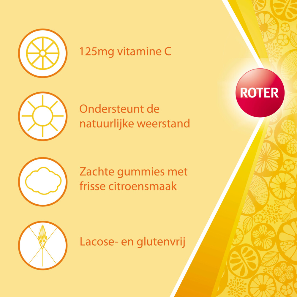 Roter Vitamine C 125 mg Gummies60 stuks