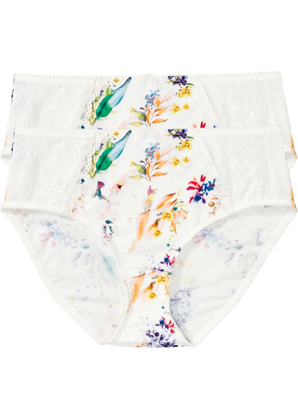 Lot de 2 maxi slips avec polyamide recyclé